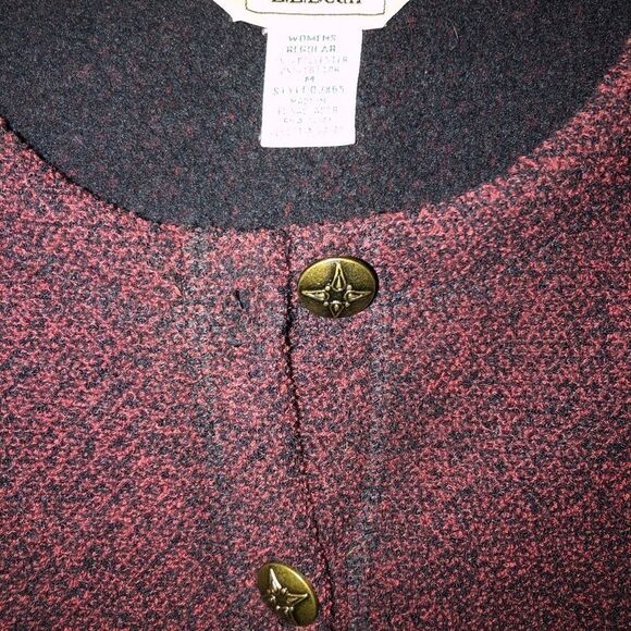 EUC Women’s LL Bean Size Medium Sweater/Cardigan - Picture 2 of 9